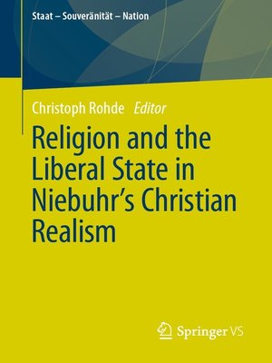cover image of Religion and the Liberal State in Niebuhr's Christian Realism
